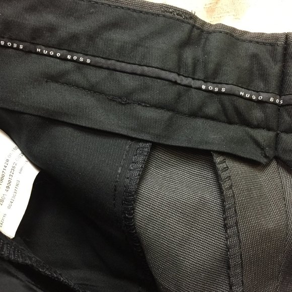 Hugo Boss Pasolini Movie Dress Pants Wool Nylon Blend Tag 40R Waist Measured 36 - Picture 3 of 9